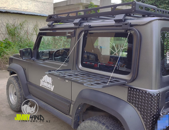 FREE NATIONWIDE SHIPPING on this Product! Jimny JB74 Window Glass Armor Foldable Shelf Rack For Suzuki Jimny 2019-2023