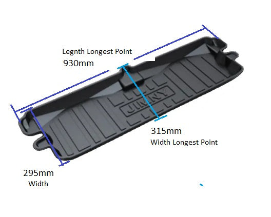 Fitted Waterproof EVA Boot Mat For Suzuki Jimny's