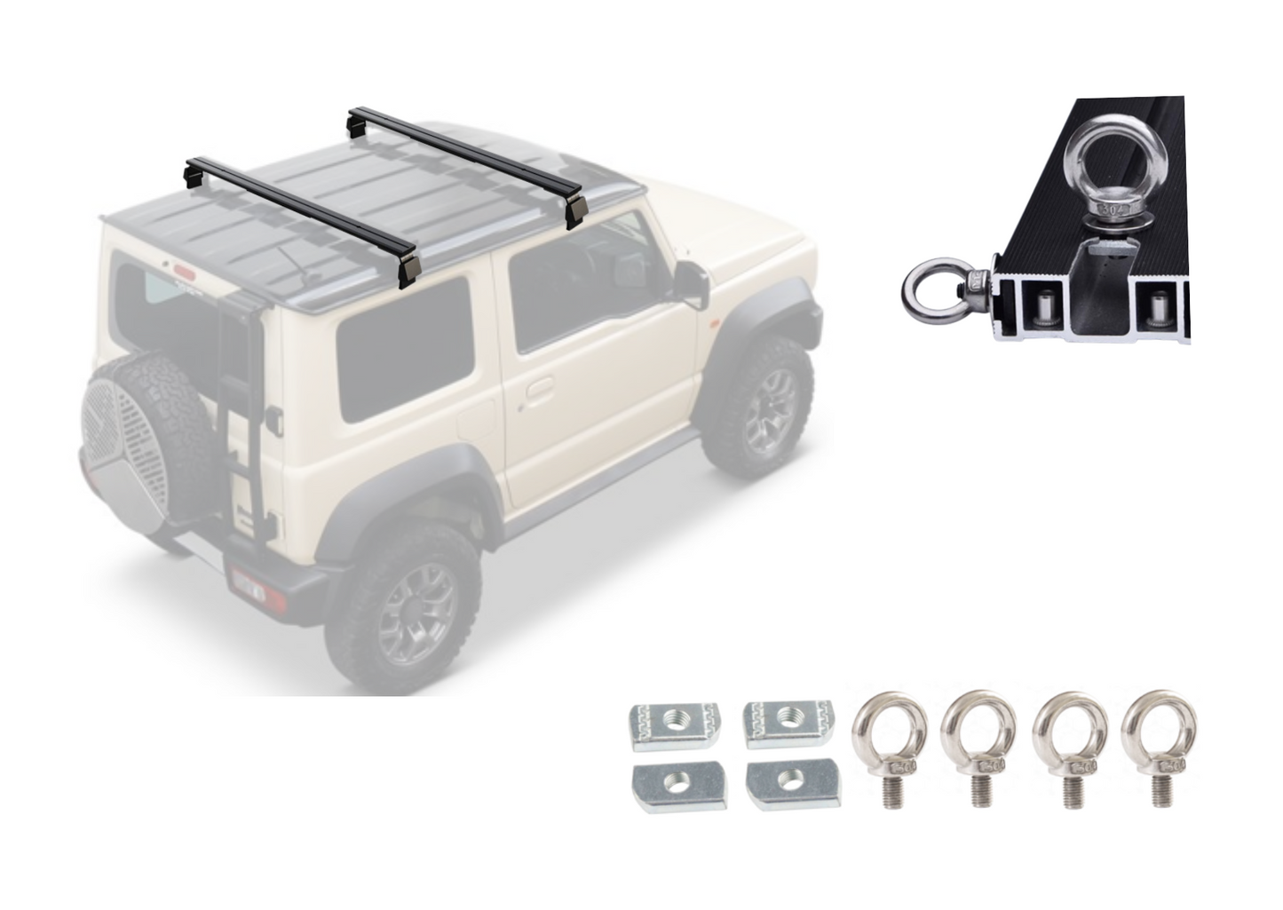 Roof Racks / Cross Bar Style for your Suzuki Jimny