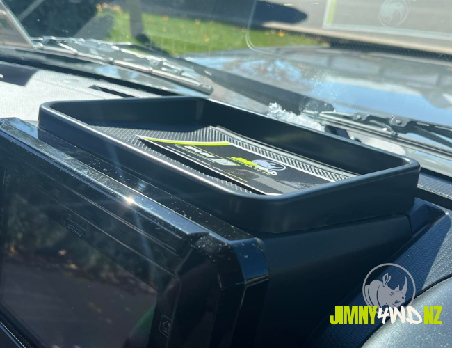 Dashboard Tray Above Your Suzuki Jimny Head Unit.